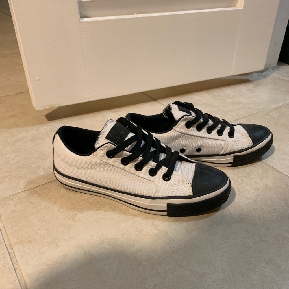 Special Edition white and black Converse All Stars